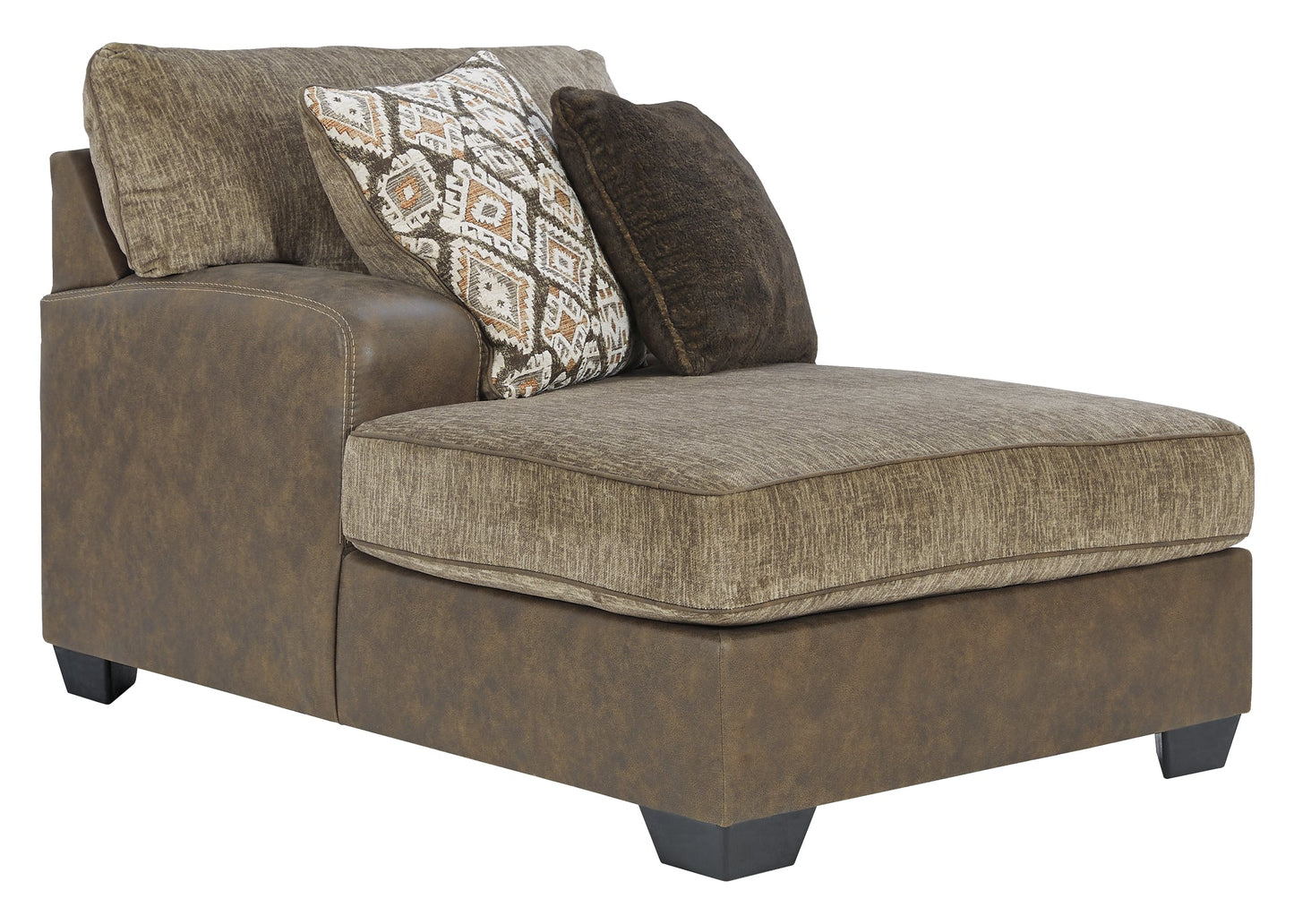 Abalone 3-Piece Sectional with Ottoman Rent Wise Rent To Own Jacksonville, Florida