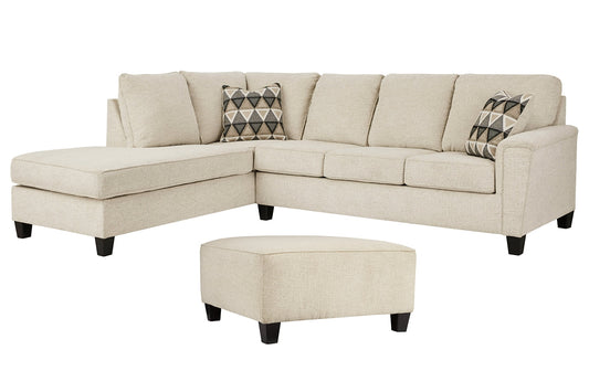 Abinger 2-Piece Sectional with Ottoman Rent Wise Rent To Own Jacksonville, Florida