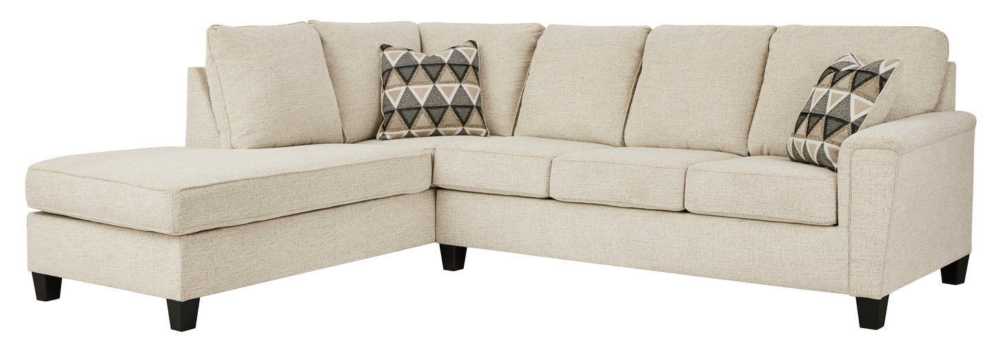 Abinger 2-Piece Sectional with Ottoman Rent Wise Rent To Own Jacksonville, Florida