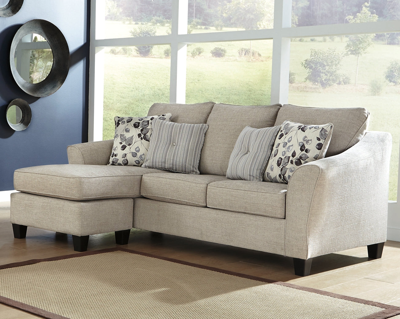 Abney Sofa Chaise and Chair Rent Wise Rent To Own Jacksonville, Florida