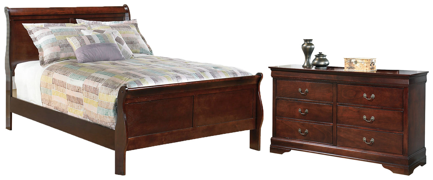 Alisdair Full Sleigh Bed with Dresser Rent Wise Rent To Own Jacksonville, Florida