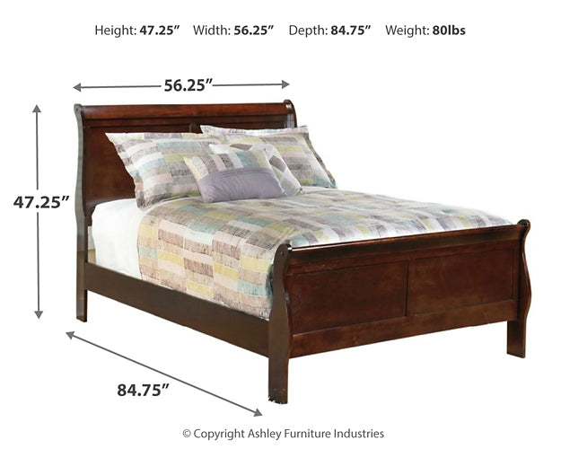 Alisdair Full Sleigh Bed with Dresser Rent Wise Rent To Own Jacksonville, Florida