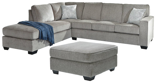 Altari 2-Piece Sectional with Ottoman Rent Wise Rent To Own Jacksonville, Florida