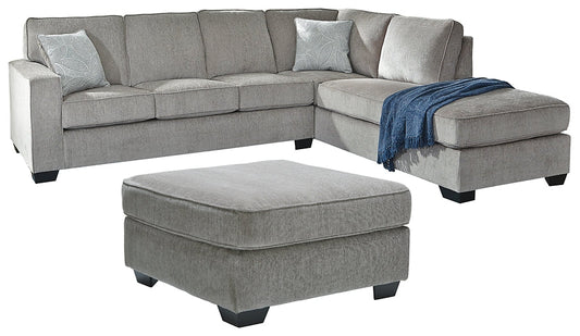 Altari 2-Piece Sectional with Ottoman Rent Wise Rent To Own Jacksonville, Florida