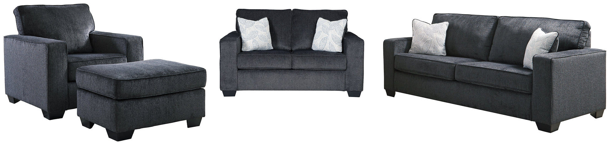 Altari Sofa, Loveseat, Chair and Ottoman Rent Wise Rent To Own Jacksonville, Florida