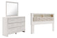 Altyra King Bookcase Headboard with Mirrored Dresser Rent Wise Rent To Own Jacksonville, Florida