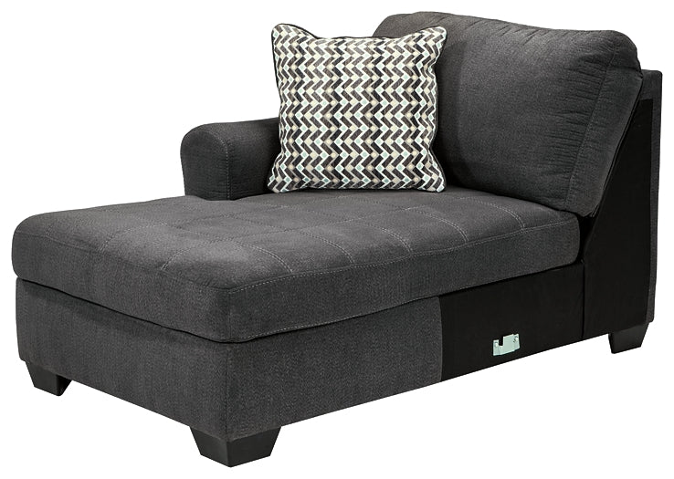 Ambee 3-Piece Sectional with Ottoman Rent Wise Rent To Own Jacksonville, Florida