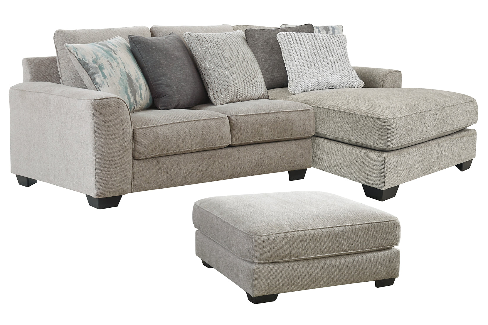 Ardsley 2-Piece Sectional with Ottoman Rent Wise Rent To Own Jacksonville, Florida