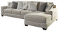 Ardsley 2-Piece Sectional with Ottoman Rent Wise Rent To Own Jacksonville, Florida