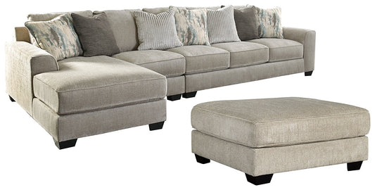 Ardsley 3-Piece Sectional with Ottoman Rent Wise Rent To Own Jacksonville, Florida