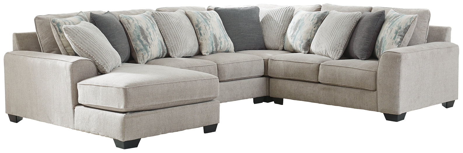 Ardsley 4-Piece Sectional with Ottoman Rent Wise Rent To Own Jacksonville, Florida