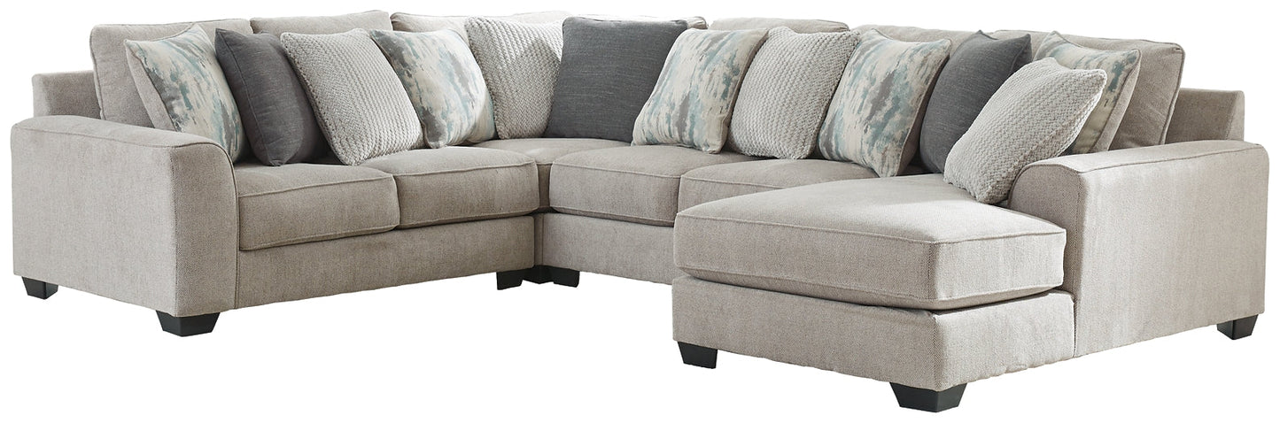 Ardsley 4-Piece Sectional with Ottoman Rent Wise Rent To Own Jacksonville, Florida