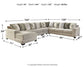 Ardsley 5-Piece Sectional with Ottoman Rent Wise Rent To Own Jacksonville, Florida