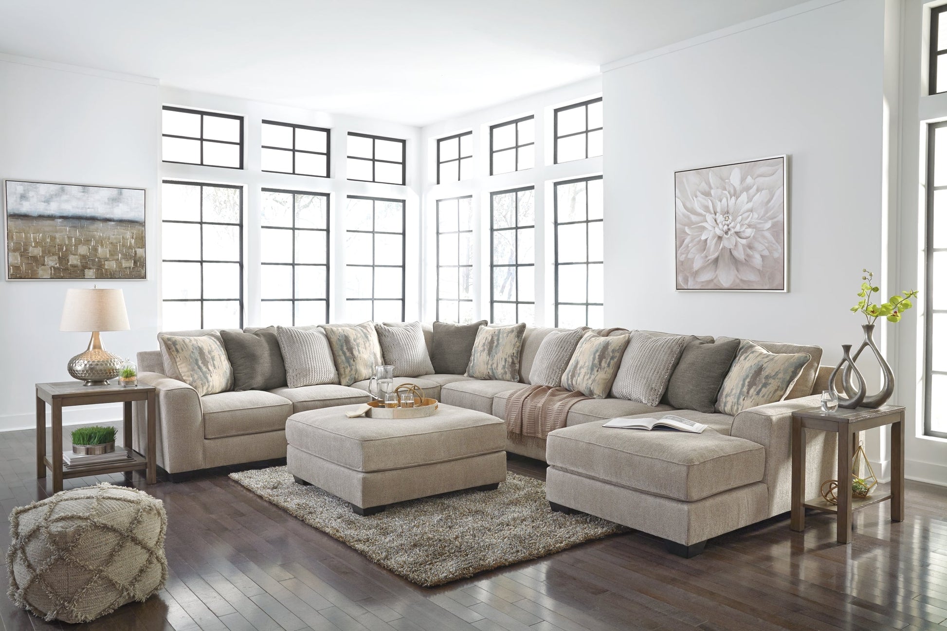 Ardsley 5-Piece Sectional with Ottoman Rent Wise Rent To Own Jacksonville, Florida