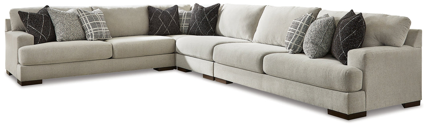 Artsie 4-Piece Sectional with Ottoman Rent Wise Rent To Own Jacksonville, Florida