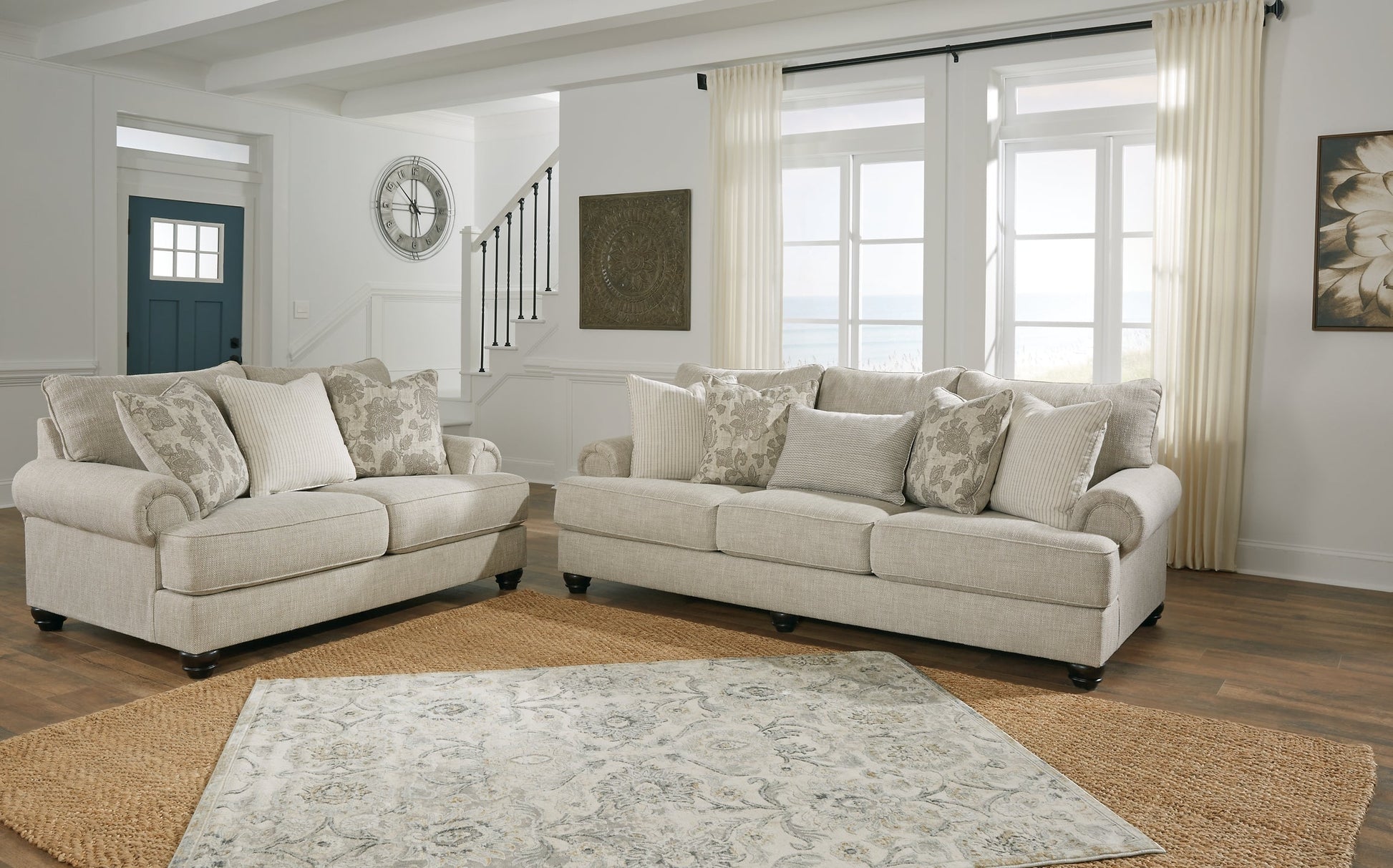 Asanti Sofa, Loveseat, Chair and Ottoman Rent Wise Rent To Own Jacksonville, Florida