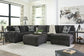 Ballinasloe 3-Piece Sectional with Ottoman Rent Wise Rent To Own Jacksonville, Florida