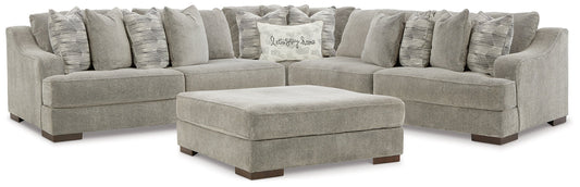 Bayless 3-Piece Sectional with Ottoman Rent Wise Rent To Own Jacksonville, Florida