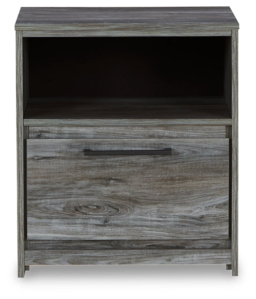 Baystorm King Panel Headboard with Mirrored Dresser, Chest and 2 Nightstands Rent Wise Rent To Own Jacksonville, Florida