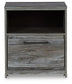 Baystorm King Panel Headboard with Mirrored Dresser, Chest and 2 Nightstands Rent Wise Rent To Own Jacksonville, Florida