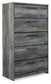 Baystorm King Panel Headboard with Mirrored Dresser, Chest and 2 Nightstands Rent Wise Rent To Own Jacksonville, Florida