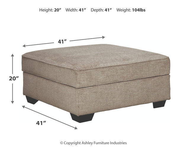 Bovarian 2-Piece Sectional with Ottoman Rent Wise Rent To Own Jacksonville, Florida