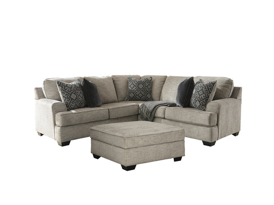 Bovarian 2-Piece Sectional with Ottoman Rent Wise Rent To Own Jacksonville, Florida