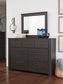 Brinxton King Panel Bed with Mirrored Dresser Rent Wise Rent To Own Jacksonville, Florida