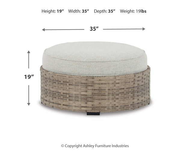 Calworth Ottoman with Cushion Rent Wise Rent To Own Jacksonville, Florida