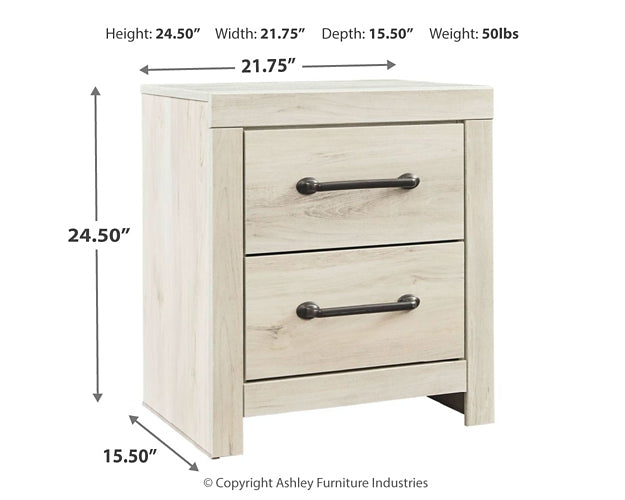 Cambeck Queen Panel Bed with 2 Storage Drawers with Mirrored Dresser and Nightstand Rent Wise Rent To Own Jacksonville, Florida