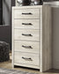 Cambeck Twin Panel Bed with Mirrored Dresser, Chest and Nightstand Rent Wise Rent To Own Jacksonville, Florida