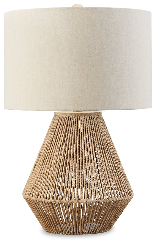 Clayman Paper Table Lamp (1/CN) Rent Wise Rent To Own Jacksonville, Florida