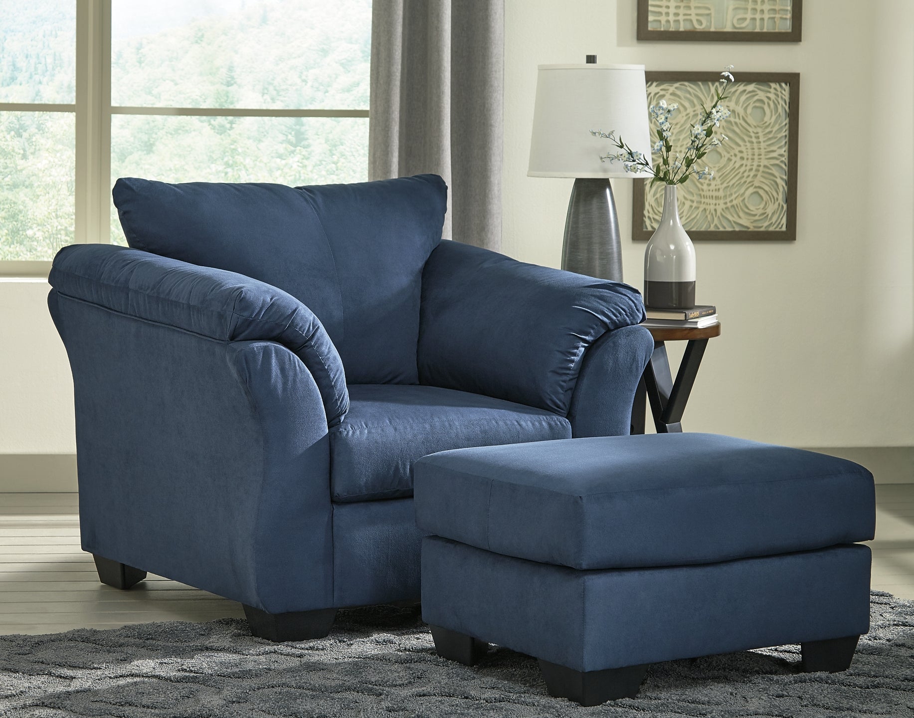 Darcy Chair and Ottoman Rent Wise Rent To Own Jacksonville, Florida