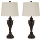 Darlita Metal Table Lamp (2/CN) Rent Wise Rent To Own Jacksonville, Florida