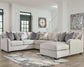 Dellara 4-Piece Sectional with Ottoman Rent Wise Rent To Own Jacksonville, Florida