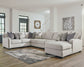 Dellara 5-Piece Sectional with Ottoman Rent Wise Rent To Own Jacksonville, Florida