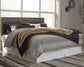 Derekson King Panel Headboard with Mirrored Dresser, Chest and 2 Nightstands Rent Wise Rent To Own Jacksonville, Florida