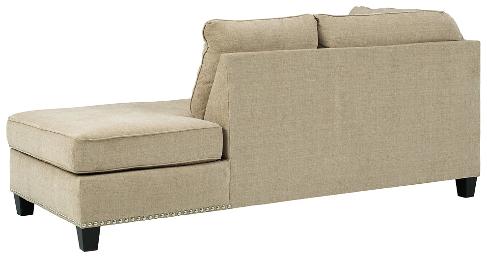 Dovemont 2-Piece Sectional with Chair and Ottoman Rent Wise Rent To Own Jacksonville, Florida