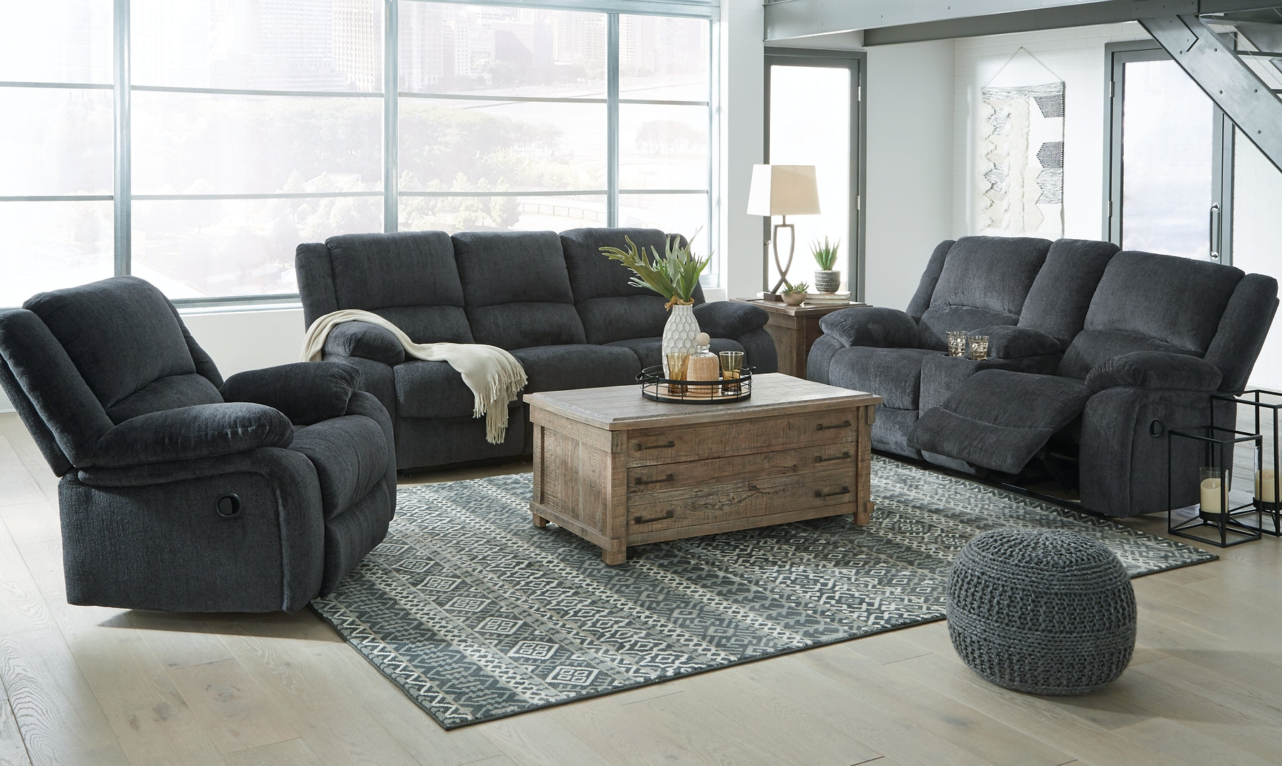 Draycoll Sofa, Loveseat and Recliner Rent Wise Rent To Own Jacksonville, Florida