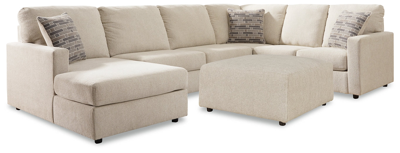 Edenfield 3-Piece Sectional with Ottoman Rent Wise Rent To Own Jacksonville, Florida