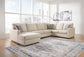 Edenfield 3-Piece Sectional with Ottoman Rent Wise Rent To Own Jacksonville, Florida