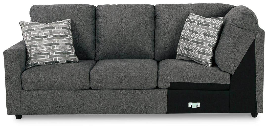 Edenfield 3-Piece Sectional with Ottoman Rent Wise Rent To Own Jacksonville, Florida