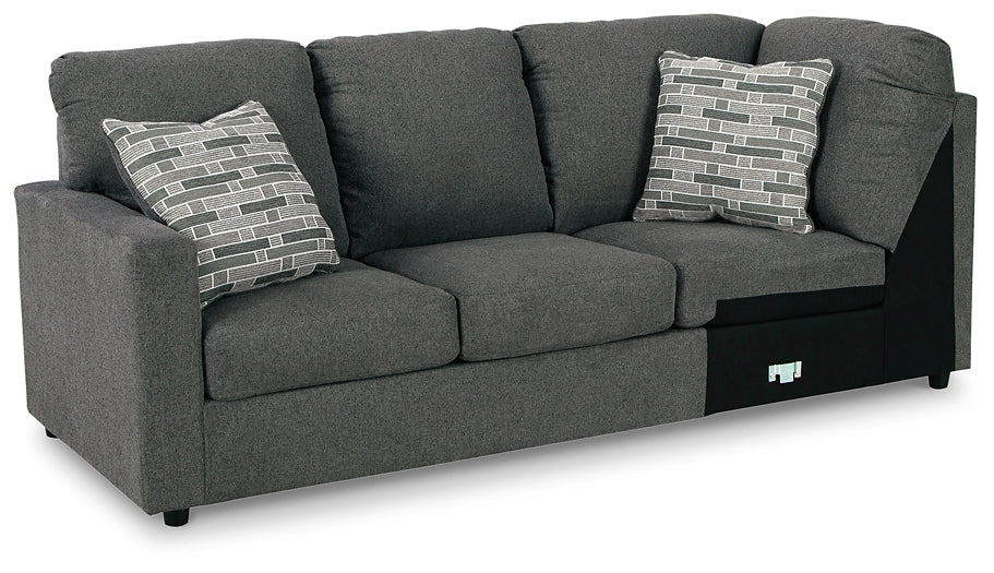 Edenfield 3-Piece Sectional with Ottoman Rent Wise Rent To Own Jacksonville, Florida