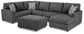 Edenfield 3-Piece Sectional with Ottoman Rent Wise Rent To Own Jacksonville, Florida