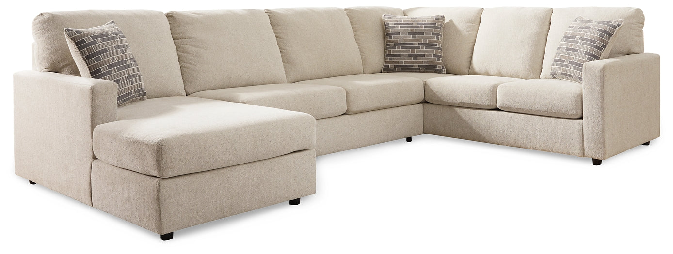 Edenfield 3-Piece Sectional with Ottoman Rent Wise Rent To Own Jacksonville, Florida