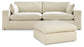 Elyza 2-Piece Sectional with Ottoman Rent Wise Rent To Own Jacksonville, Florida