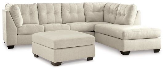 Falkirk 2-Piece Sectional with Ottoman Rent Wise Rent To Own Jacksonville, Florida