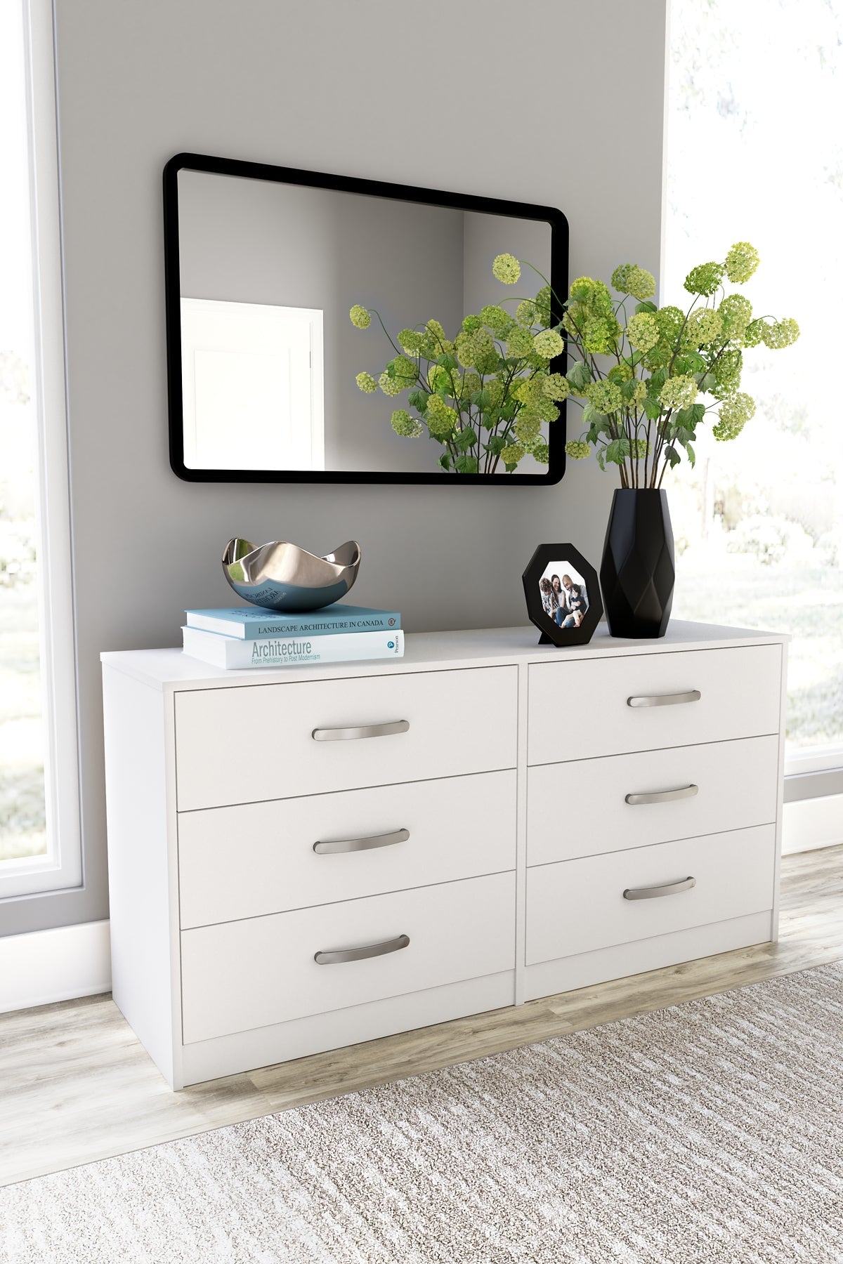 Flannia Six Drawer Dresser Rent Wise Rent To Own Jacksonville, Florida