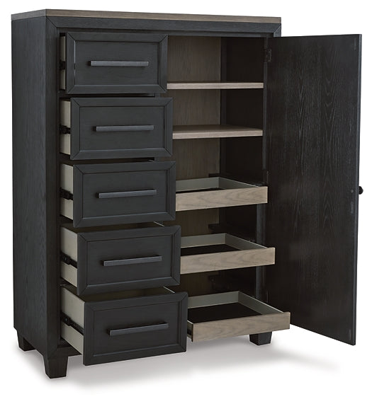 Foyland King Panel Storage Bed with Mirrored Dresser, Chest and Nightstand Rent Wise Rent To Own Jacksonville, Florida