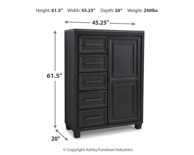 Foyland King Panel Storage Bed with Mirrored Dresser and Chest Rent Wise Rent To Own Jacksonville, Florida